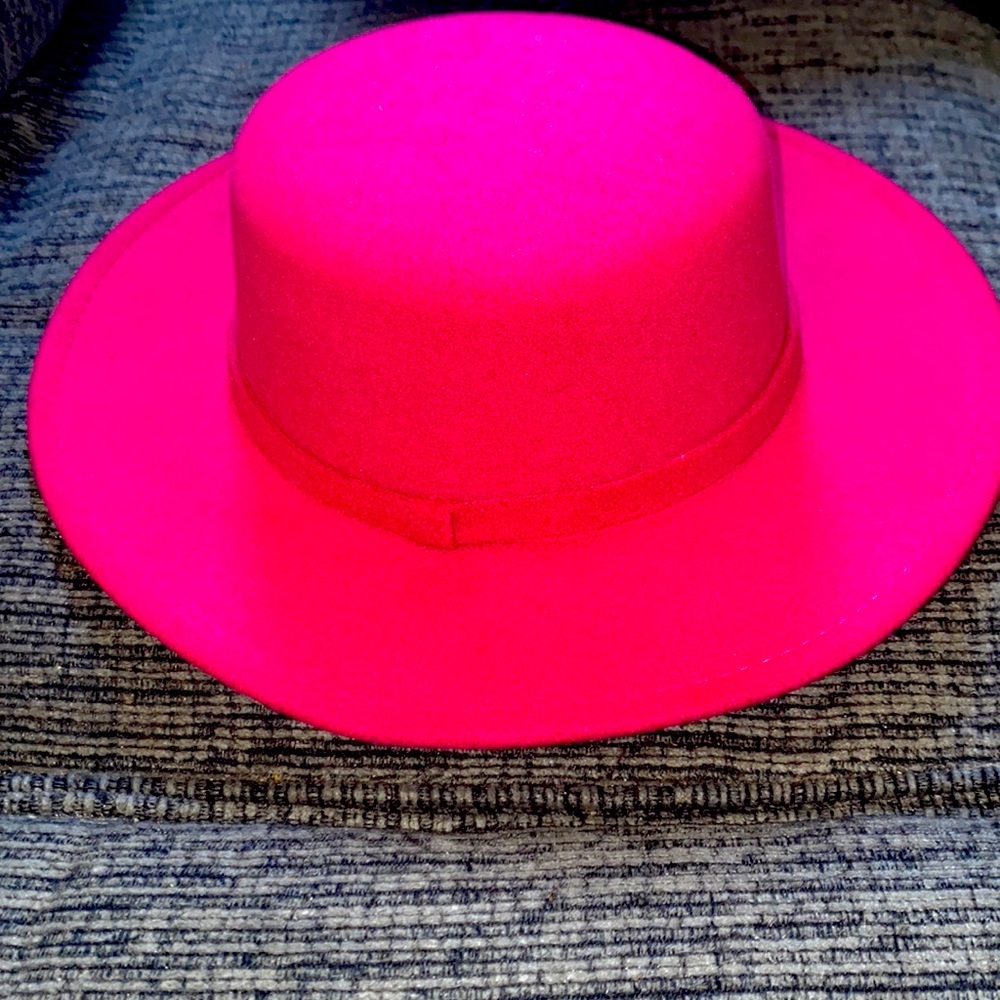 Pink Brim Hat